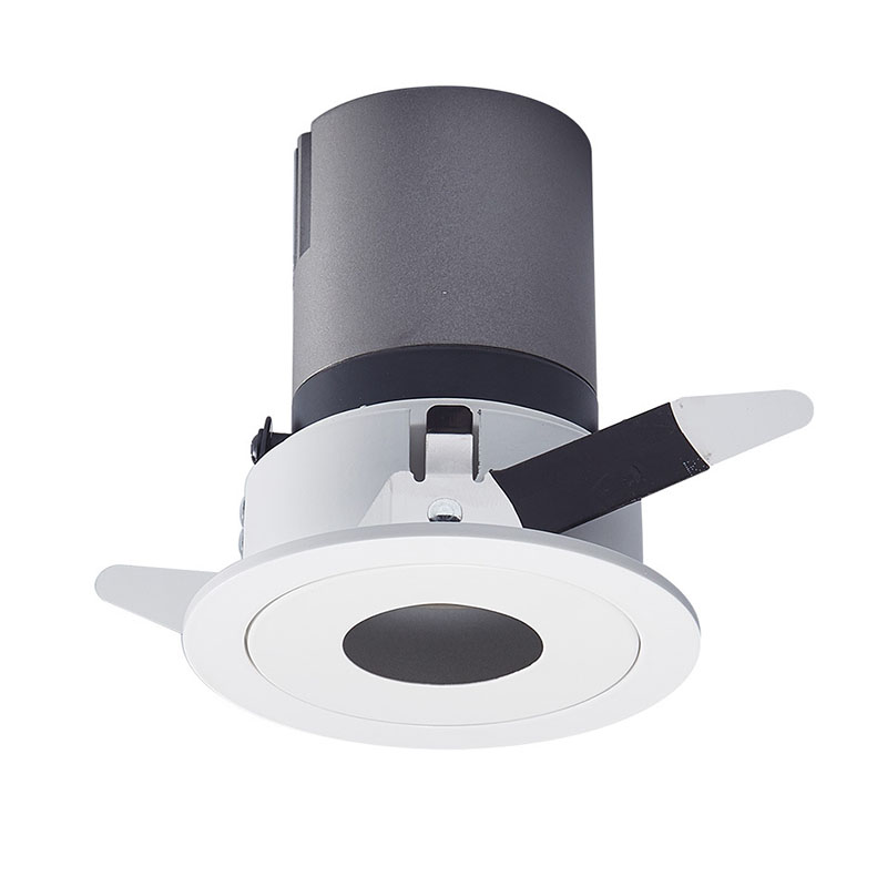 5W Round Hole Downlight Led Spotlight Embedded Anti-glare Wall Washer Commercial Aisle Background Wall Ceiling Light